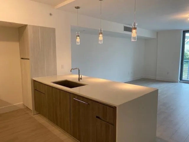 a view of an empty room