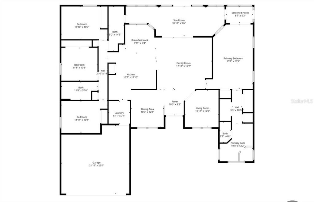 10080 Southeast 69th Terrace Belleview, FL 34420 - Photo 51 of 51 a picture of a bathroom with a shower