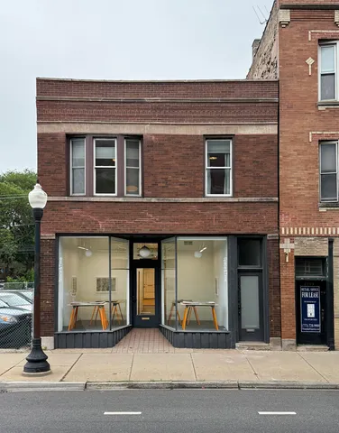 a view of a building with a entrance