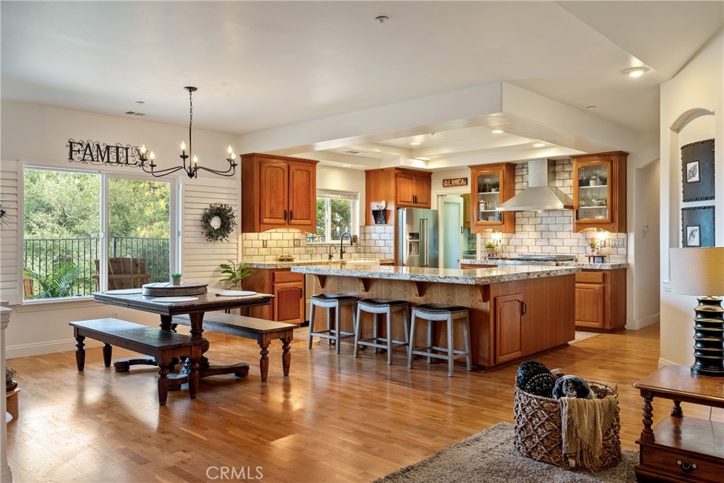 10844 Vista Atascadero Ca Atascadero, CA 93422 - Photo 14 of 74 a kitchen with lots of counter top space and dining table