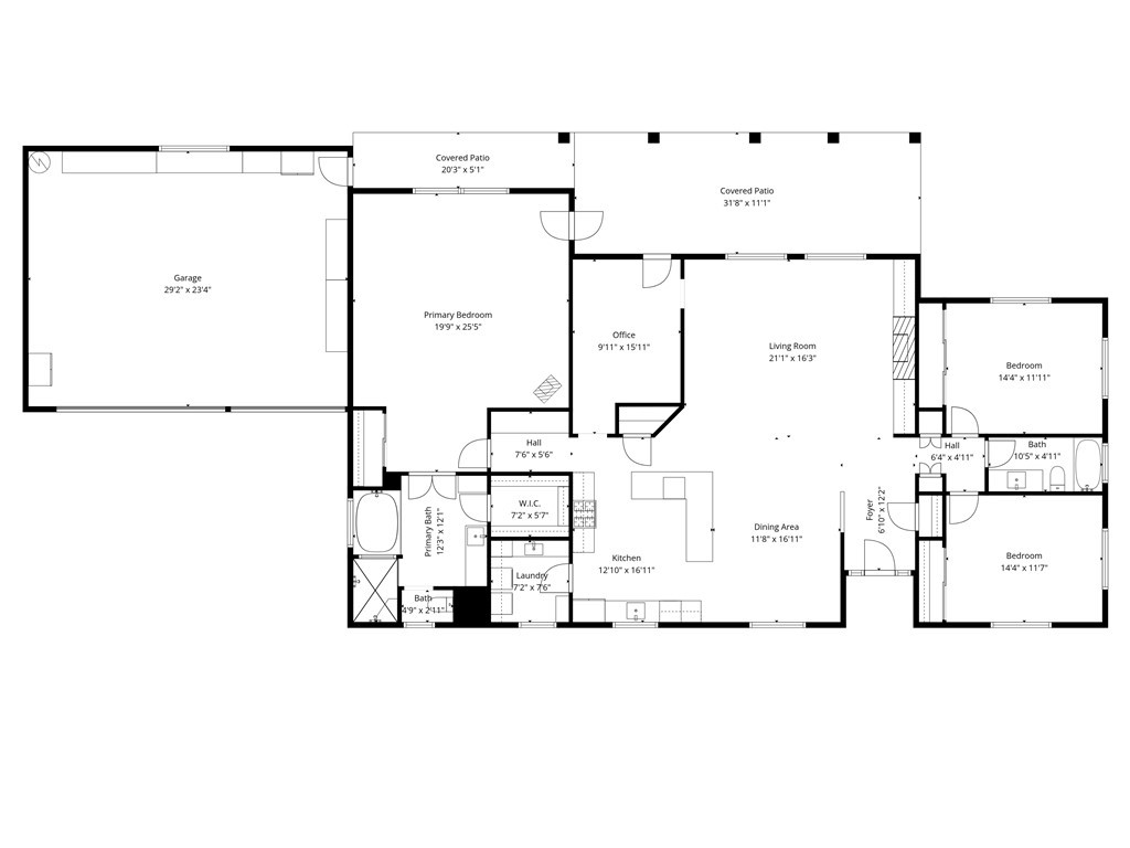 10844 Vista Atascadero Ca Atascadero, CA 93422 - Photo 74 of 74 Floorplan of the home. Layout and measurements are approximate.