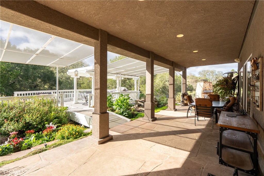 10844 Vista Atascadero Ca Atascadero, CA 93422 - Photo 51 of 74 The back patio is covered with lighting and sound.