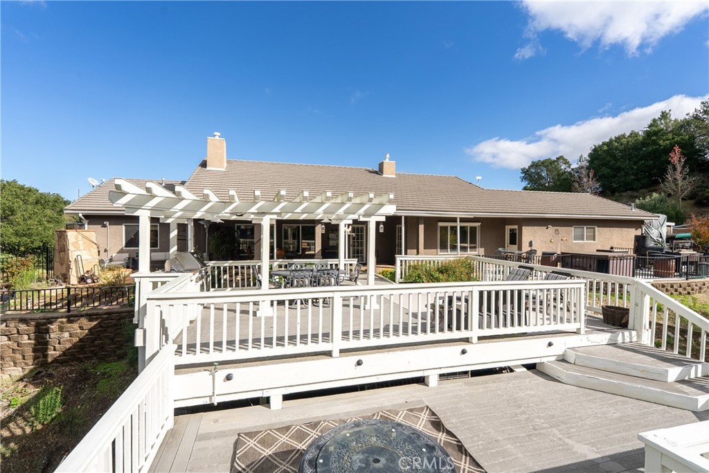 10844 Vista Atascadero Ca Atascadero, CA 93422 - Photo 61 of 74 The lower deck is a great spot for a dining table or conversation set.