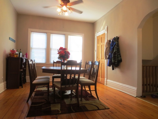 802 West Altgeld Street Chicago, IL 60614 - Photo 3 of 18 a dining room with furniture and wooden floor