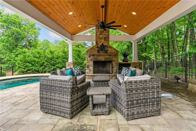 a living room with a couch and a flat screen tv