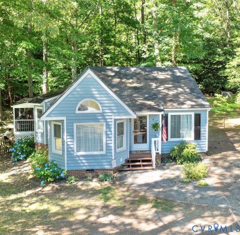 4924 Wilconna Road Chesterfield, VA 23832 - Photo 22 of 22 Light blue siding exterior featuring a prominent g