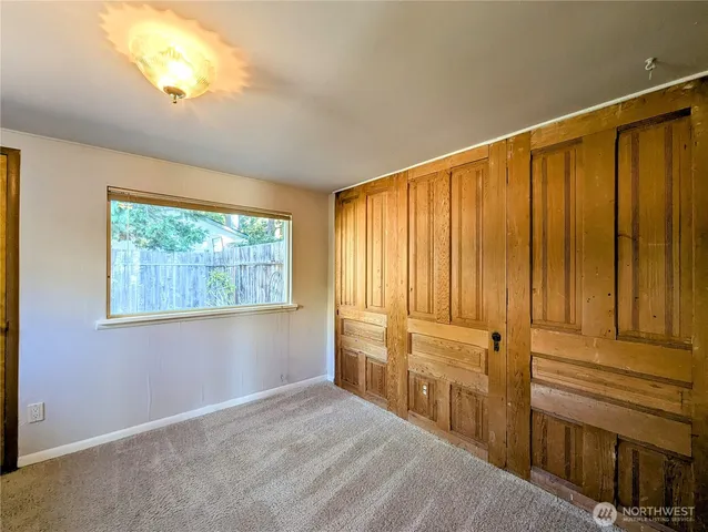 a view of a closet area