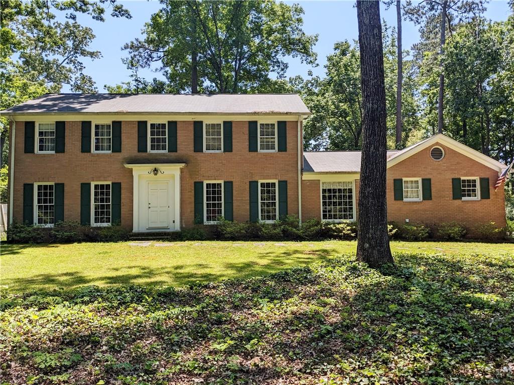 215 Dalrymple Road Sandy Springs, GA 30328 - Photo 1 of 1 Traditional Brick House on over 1 Acre Lot