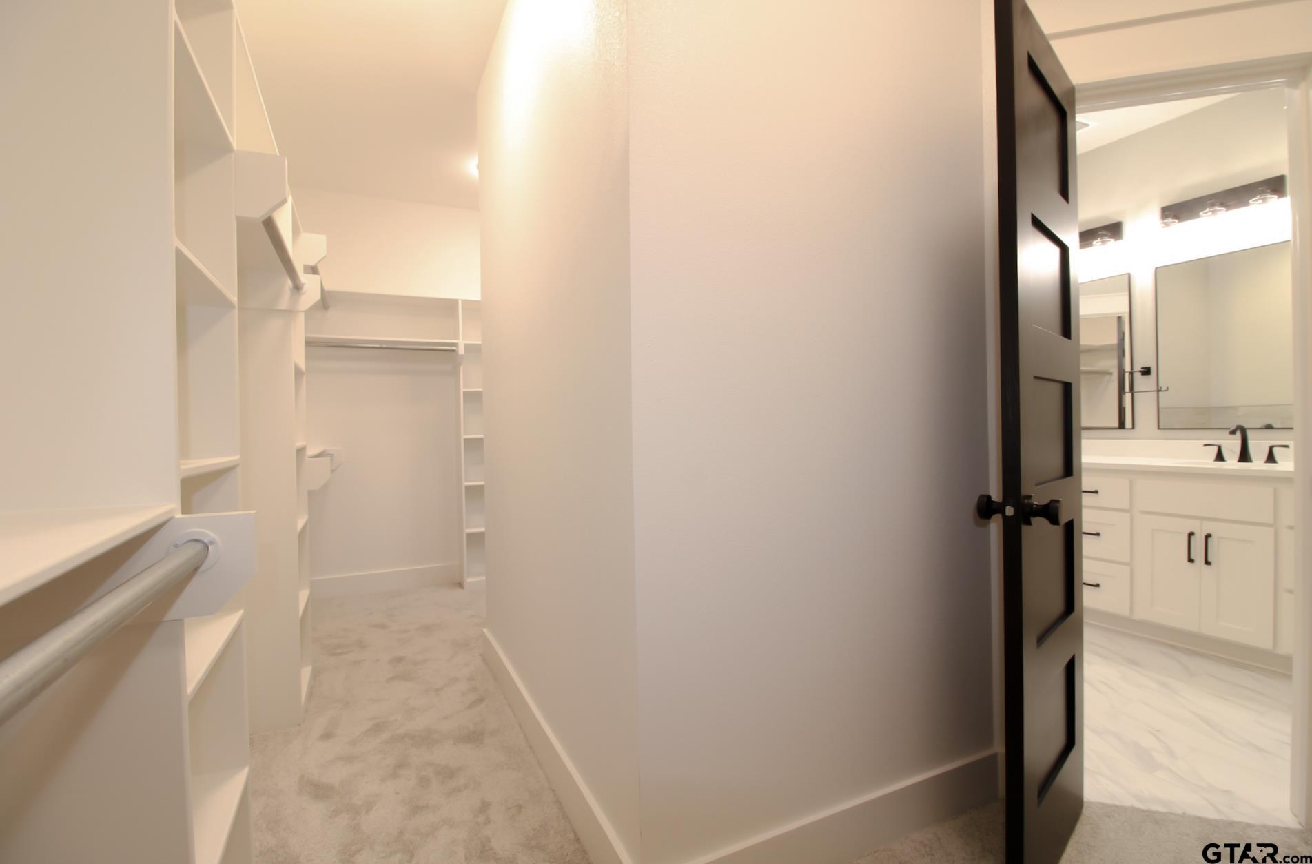 1069 Stagecoach Bend Bullard, TX 75757 - Photo 28 of 44 a bathroom with a sink and a mirror