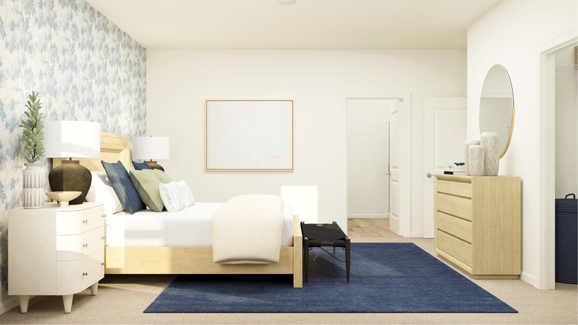 14928 South Mccarthy Circle Plainfield, IL 60544 - Photo 8 of 18 a bedroom with a bed and wooden floor