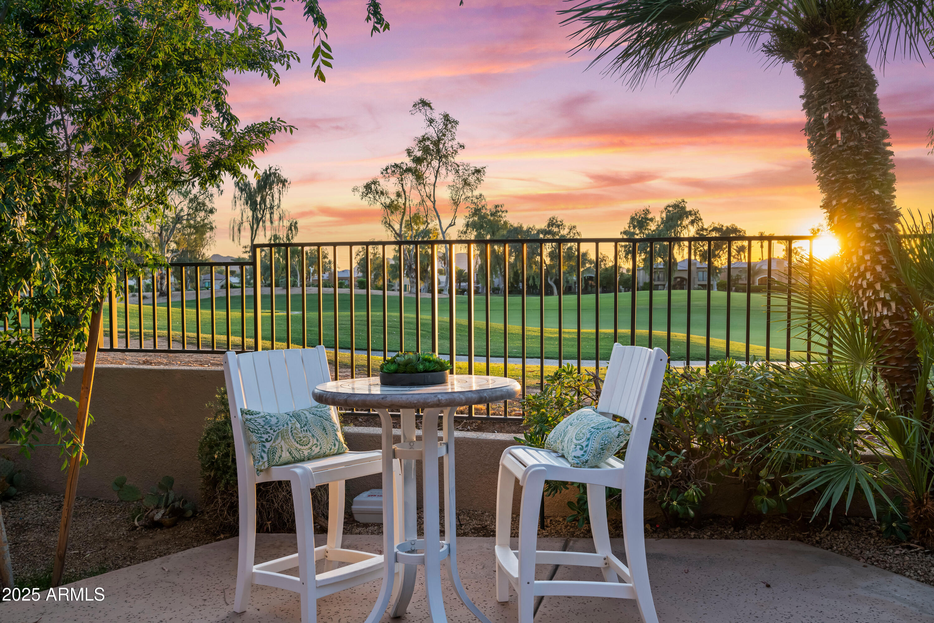 7425 East Gainey Ranch Road, Unit 13 Scottsdale, AZ 85258 - Photo 26 of 52 Serene Patio Area