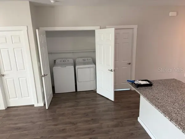 a view of a storage & utility room in a room