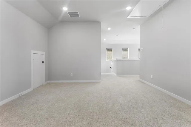 a view of empty room