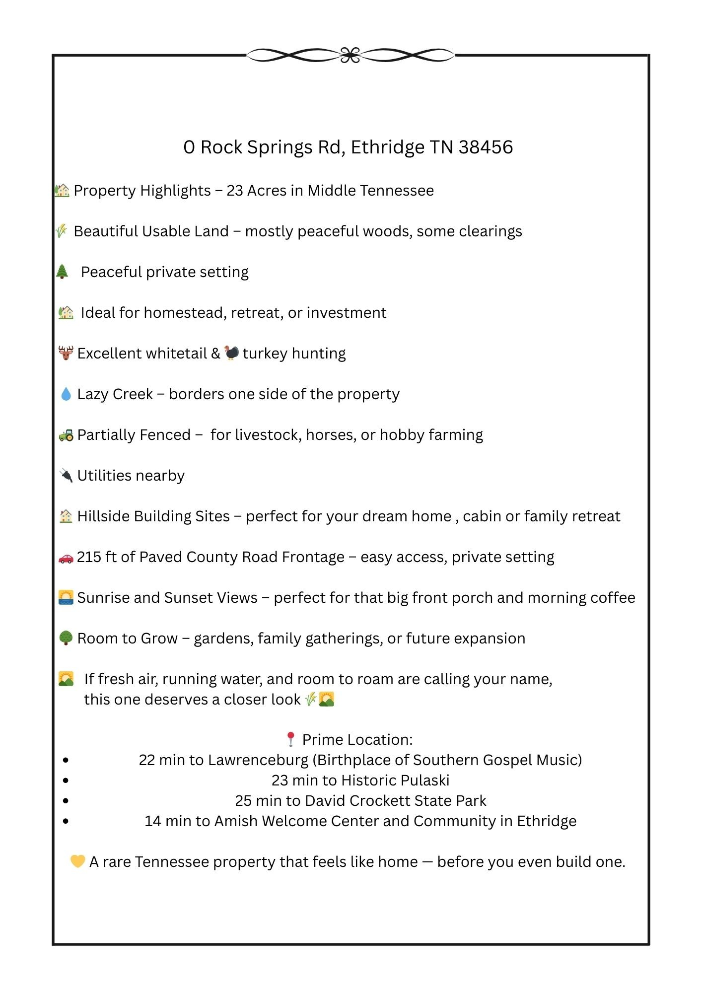 0 Rock Springs Road Ethridge, TN 38456 - Photo 14 of 14