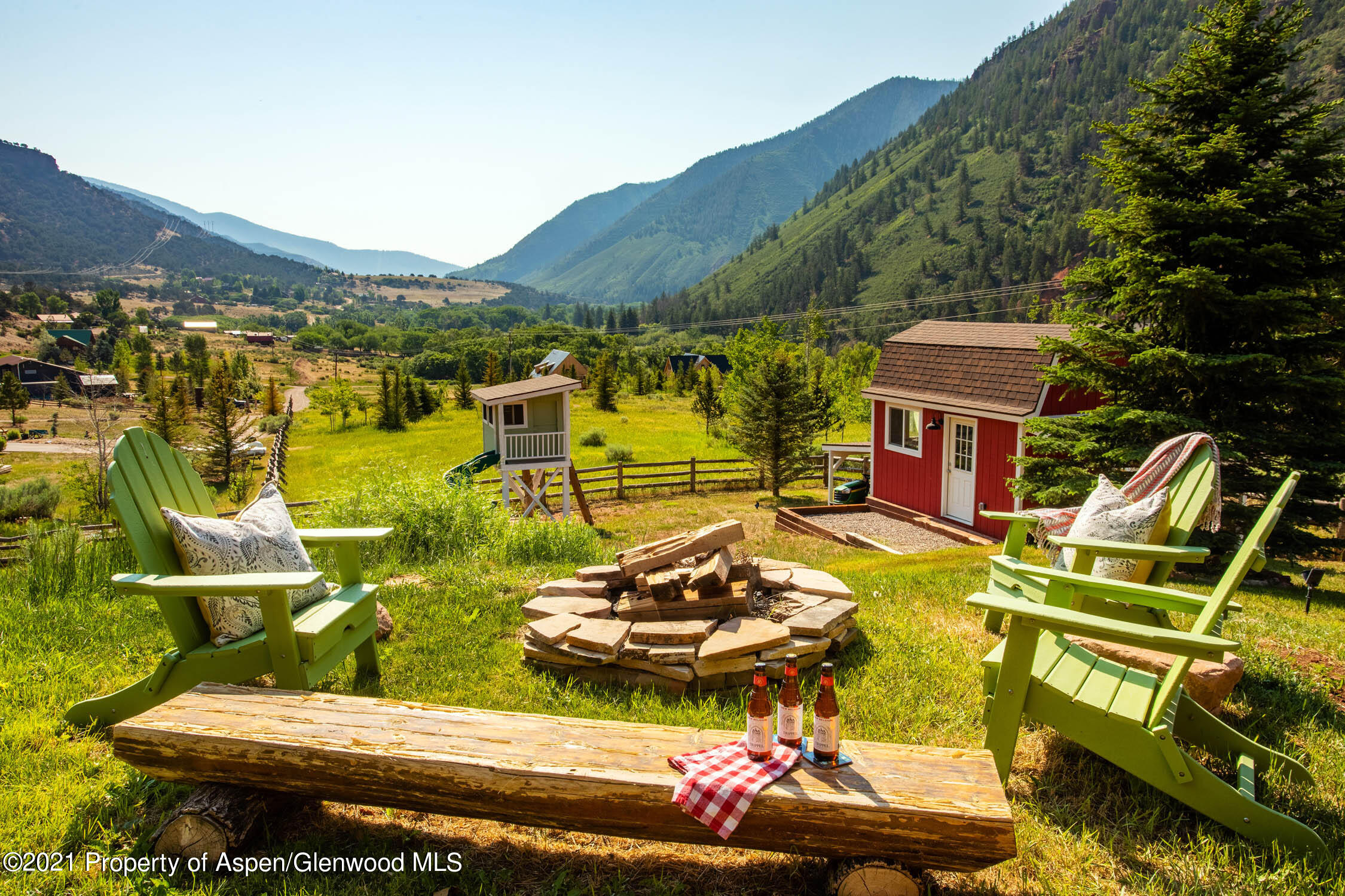 4559 Frying Pan Road Basalt, CO 81621 - Photo 13 of 35 a view of a chairs and table on the terrace