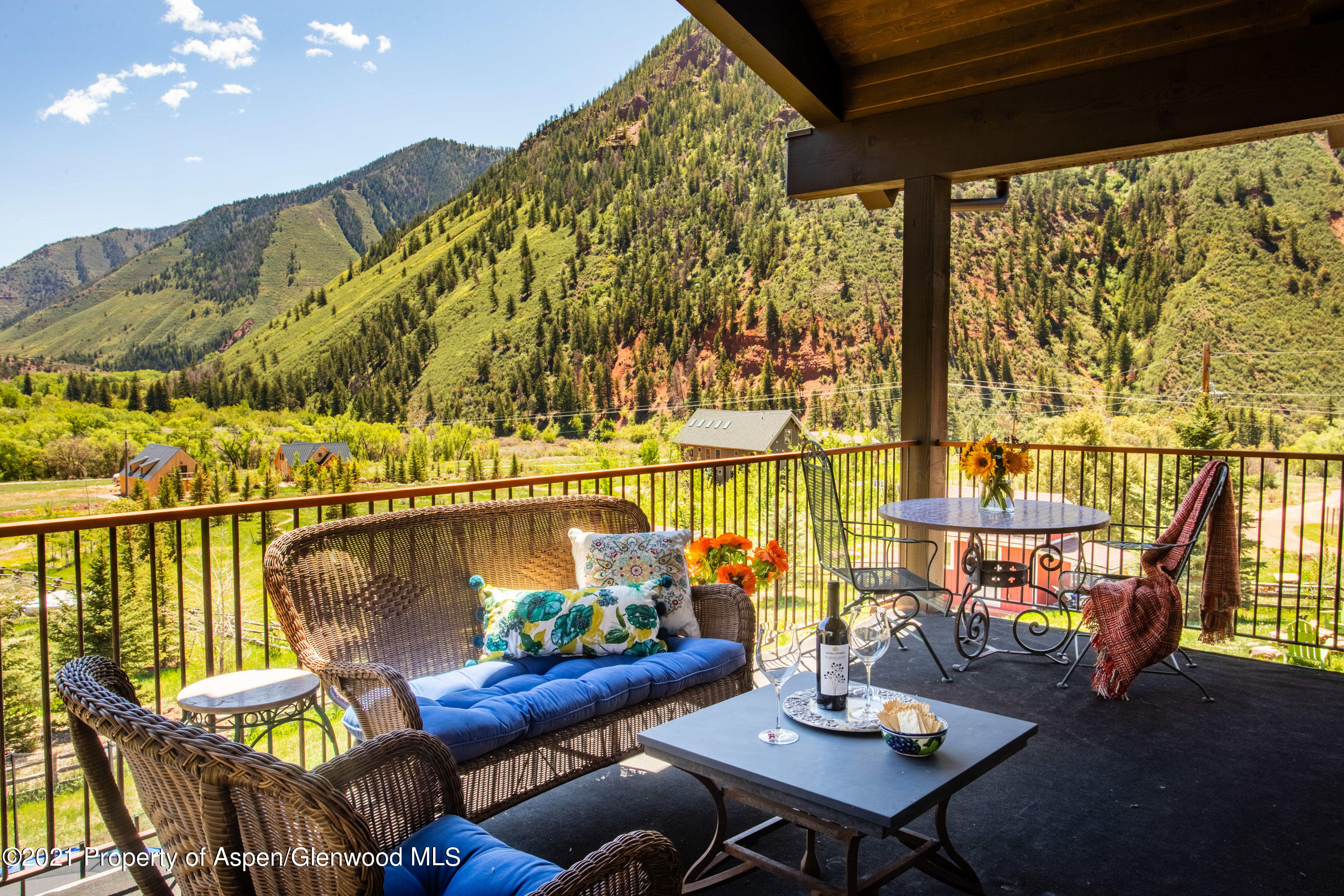 4559 Frying Pan Road Basalt, CO 81621 - Photo 16 of 35 a view of a balcony with chairs
