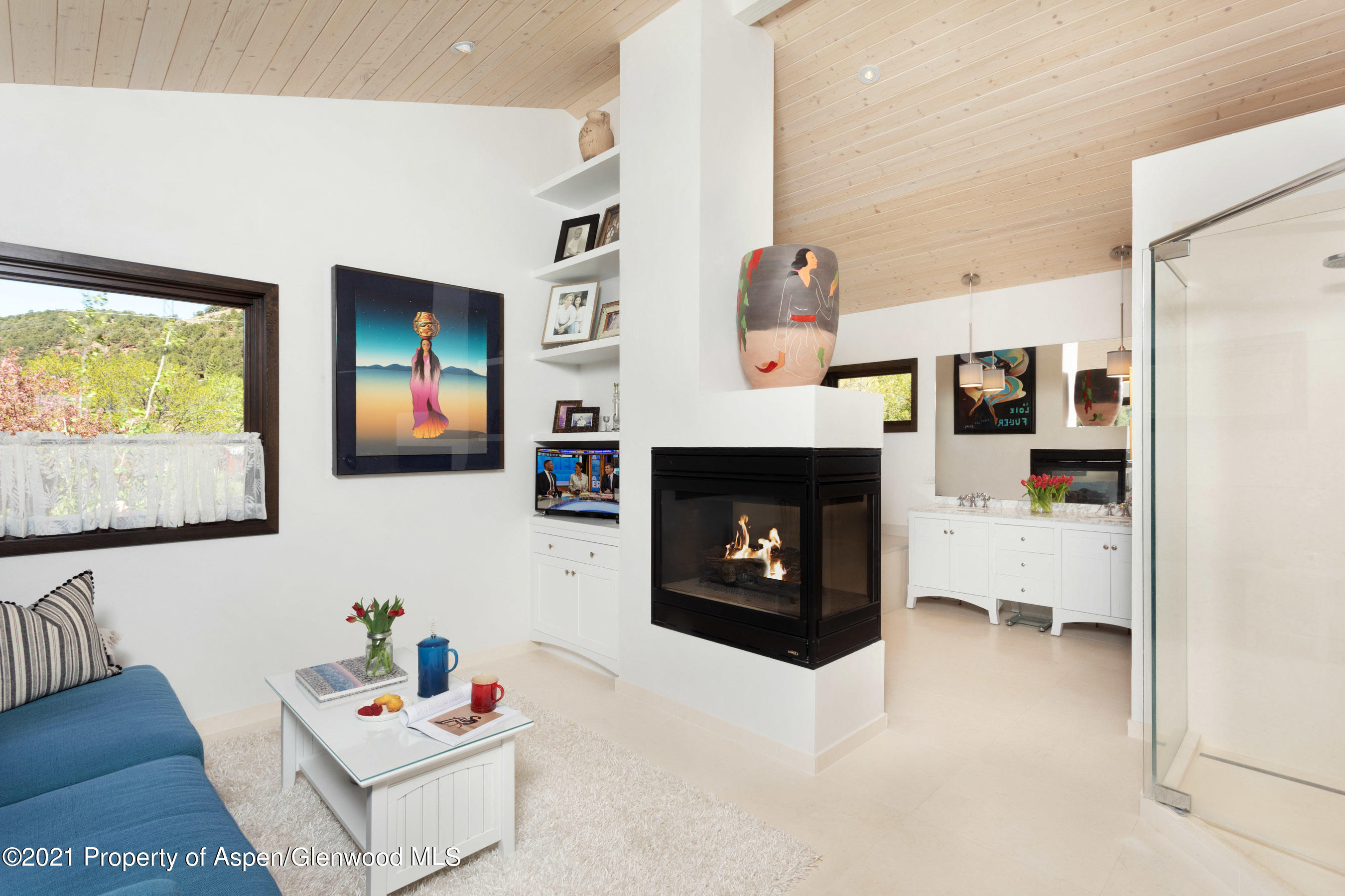 4559 Frying Pan Road Basalt, CO 81621 - Photo 18 of 35 a living room with furniture and a fireplace