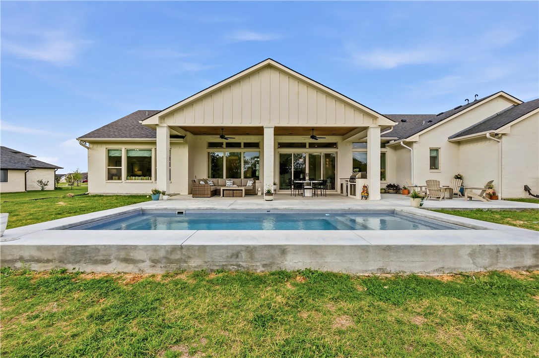 10701 Harvey Ranch Road College Station, TX 77845 - Photo 44 of 48 a front view of a house with a yard
