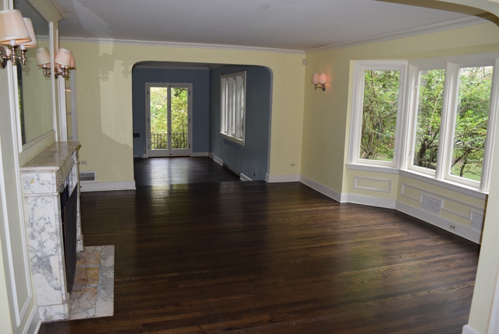 341 Scottswood Road Riverside, IL 60546 - Photo 14 of 46 wooden floor in an empty room with a window