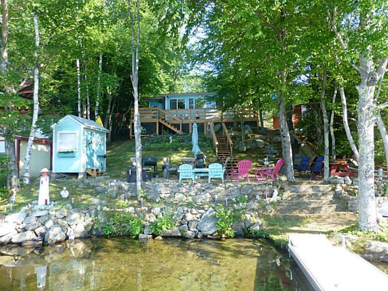 159 Shore Road Lyman, ME 04002 - Photo 1 of 13 Exterior Front. View from lake.
