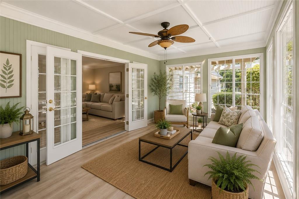 264 Bellemont Drive Southwest Rome, GA 30165 - Photo 6 of 37 a living room with furniture and a large window