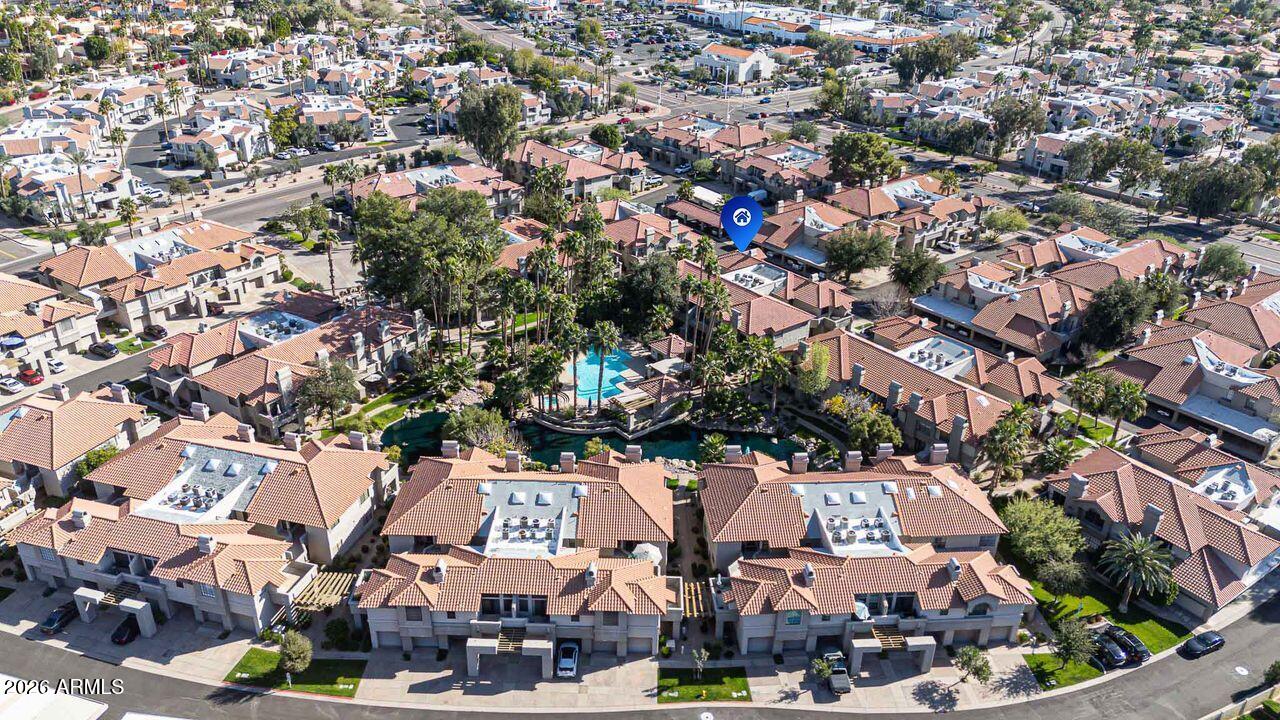 10017 East Mountain View Road, Unit 2091 Scottsdale, AZ 85258 - Photo 44 of 66 drone marker3