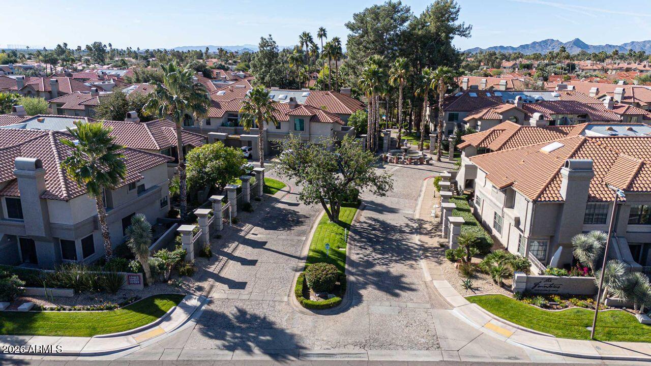 10017 East Mountain View Road, Unit 2091 Scottsdale, AZ 85258 - Photo 46 of 66 drone entrance4