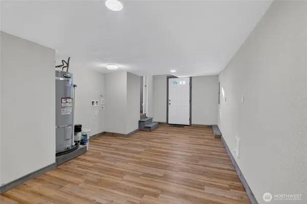 a view of a livingroom with a hardwood