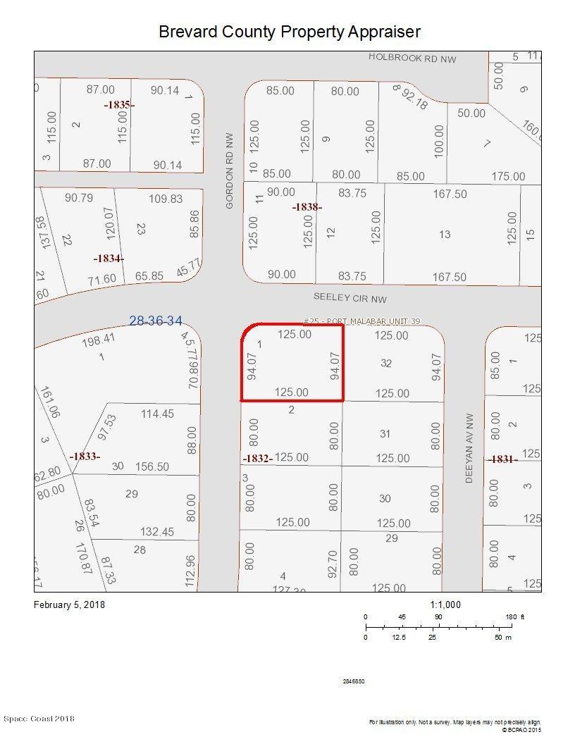 0 Gordon Road Northwest Palm Bay, FL 32907 - Photo 3 of 3 map