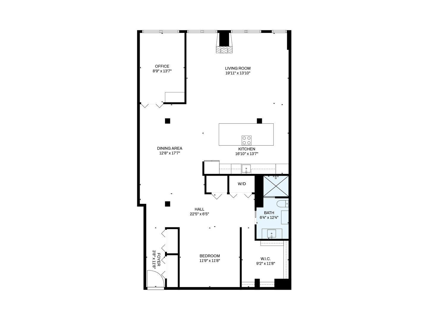 1760 West Wrightwood Avenue, Unit 204 Chicago, IL 60614 - Photo 28 of 28 a picture of a floor plan