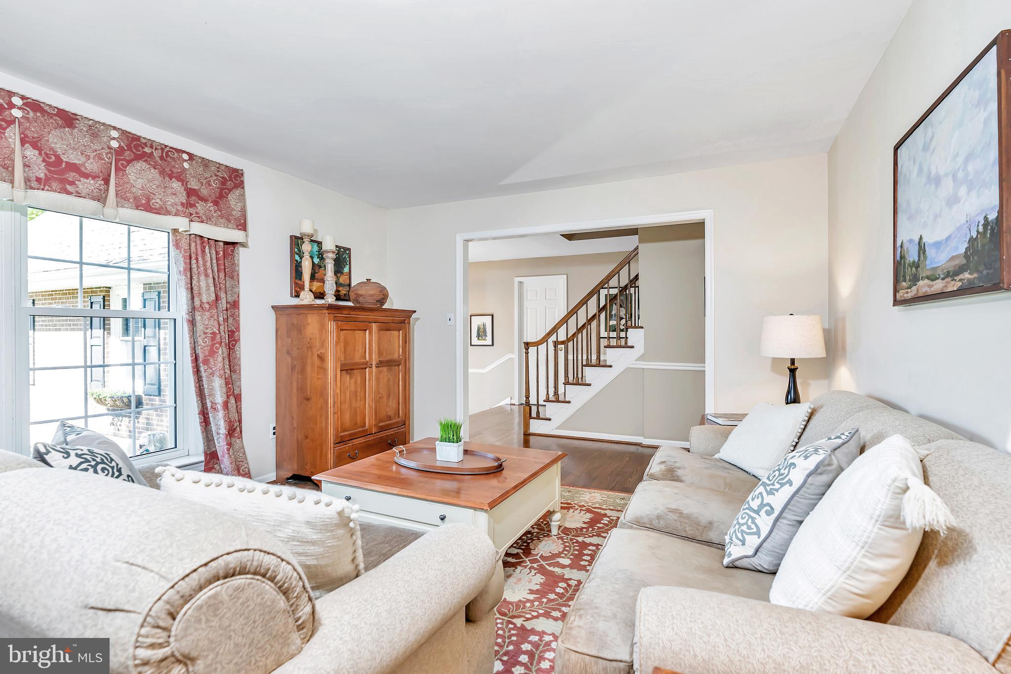 Living room off of foyer