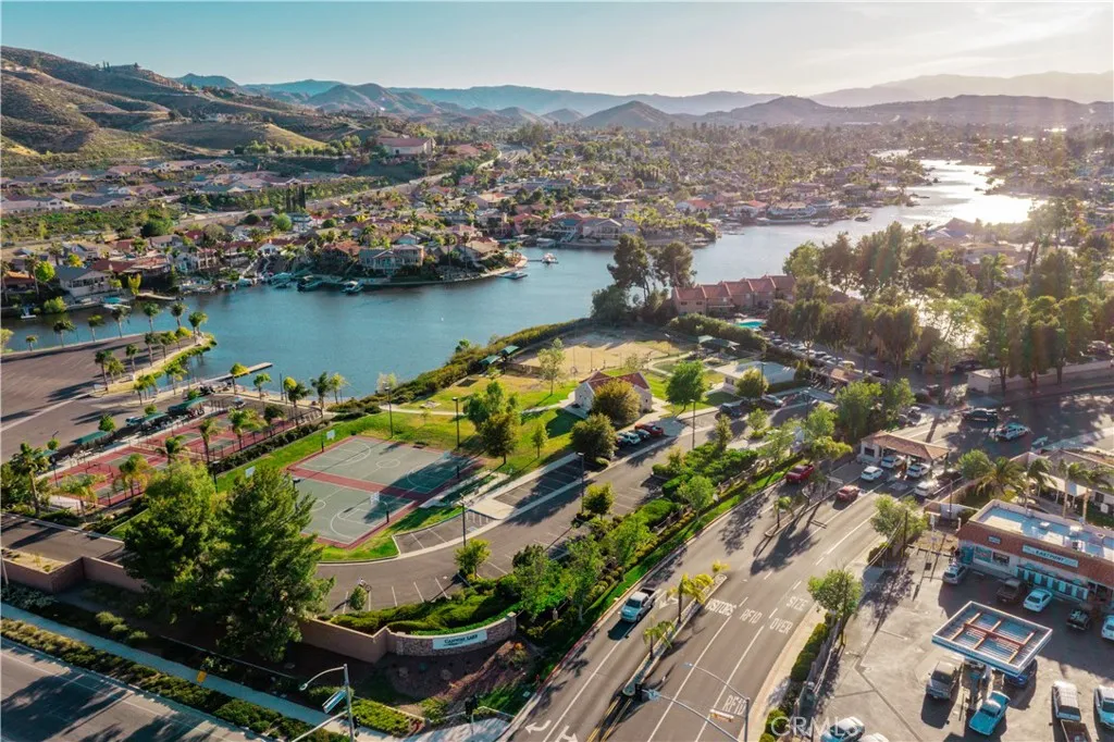 29046 Scout Canyon Lake Canyon Lake, CA 92587 - Photo 30 of 40 an aerial view of residential houses with outdoor space and river