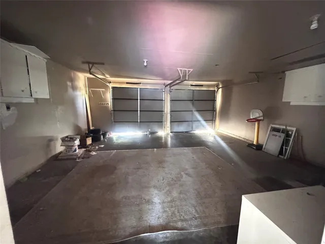 a room with gym equipment