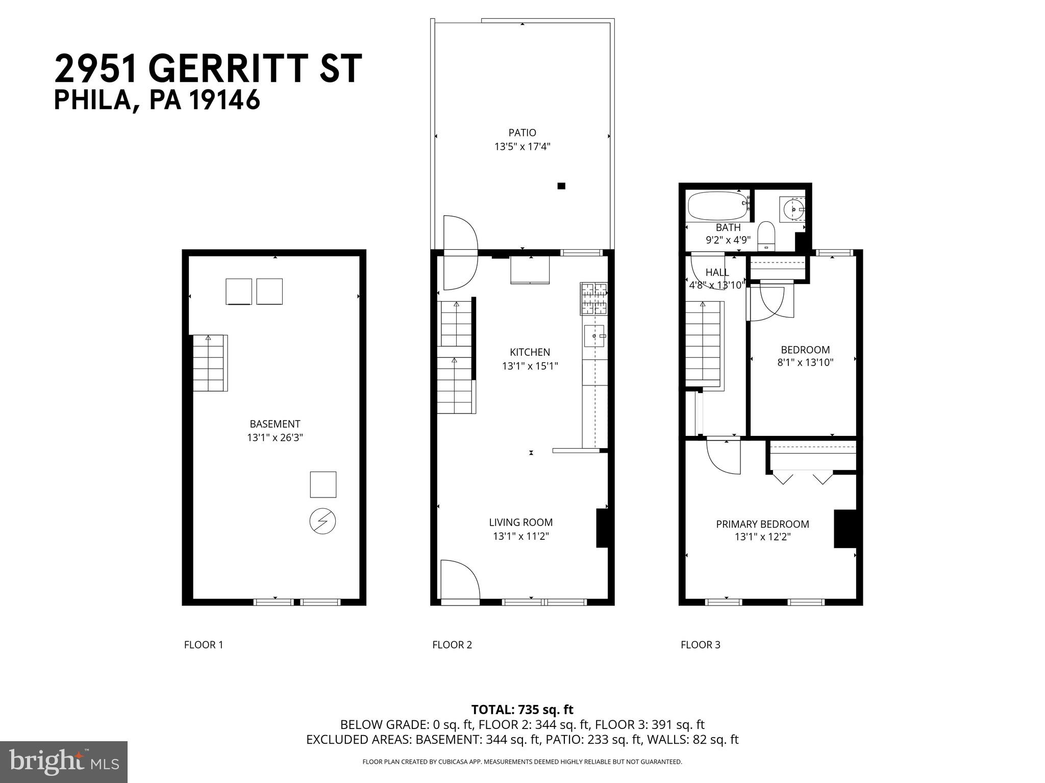 2951 Gerritt Street Philadelphia, PA 19146 - Photo 21 of 21 a picture of a floor plan