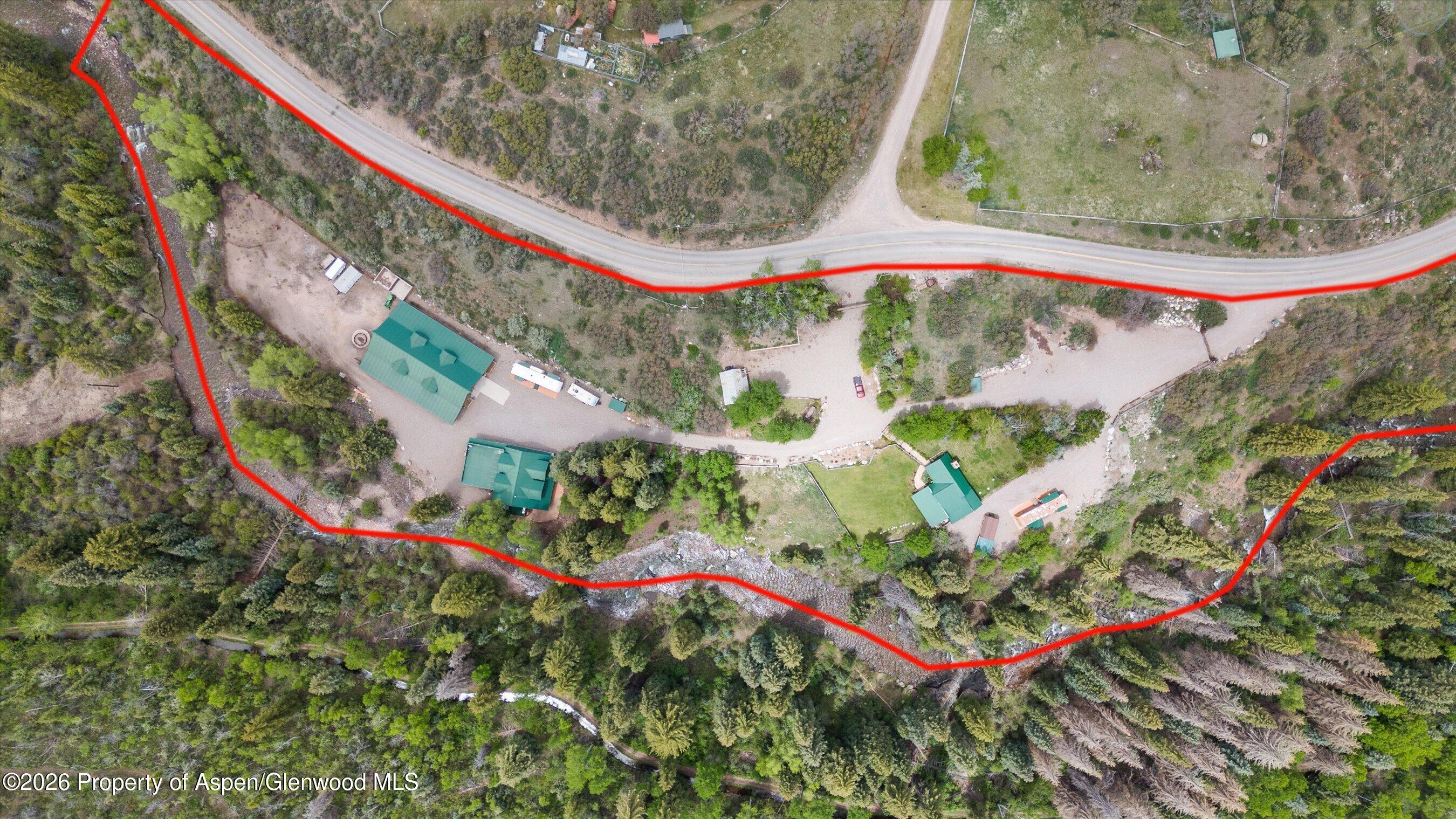 5980 Snowmass Creek Road Snowmass, CO 81654 - Photo 21 of 22 Drone Capture of 9.552 Acres