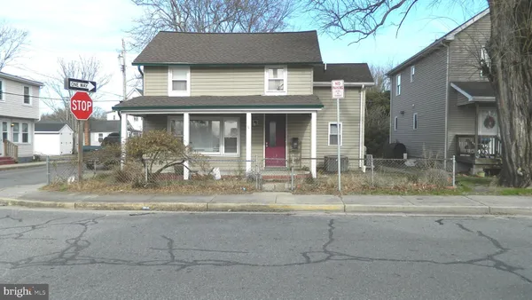 a view of a house with a porch