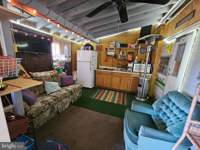 a outdoor space with lots of furniture and chandelier