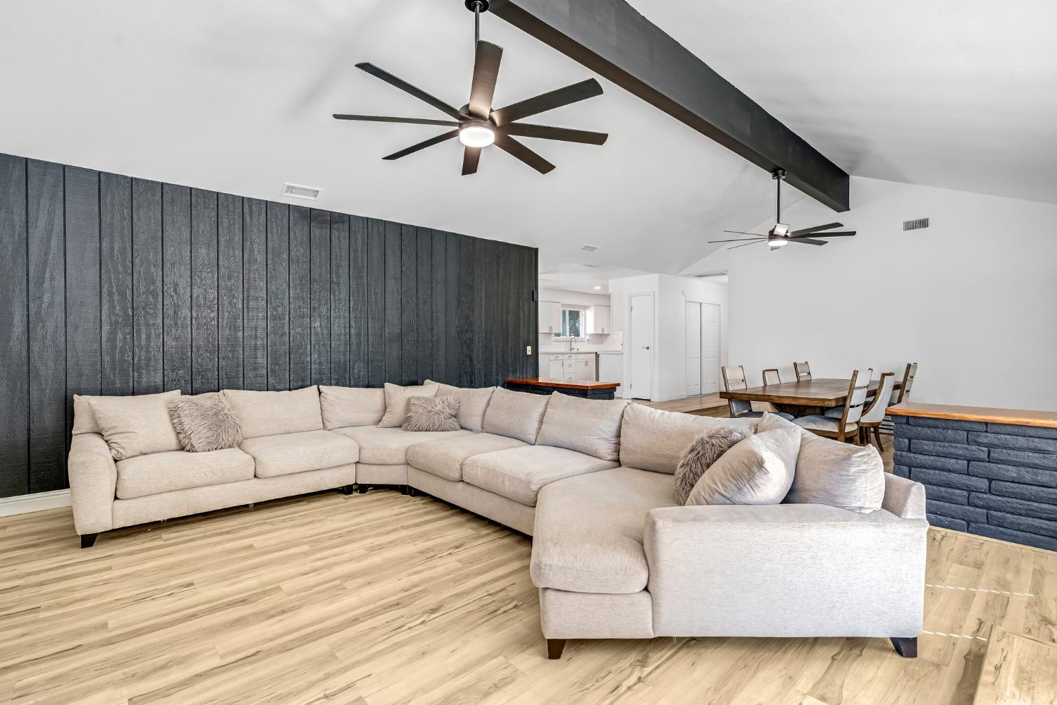 2428 West 3rd Street Madera, CA 93637 - Photo 13 of 39 a living room with furniture and a ceiling fan