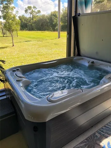 a view of a room with ocean view