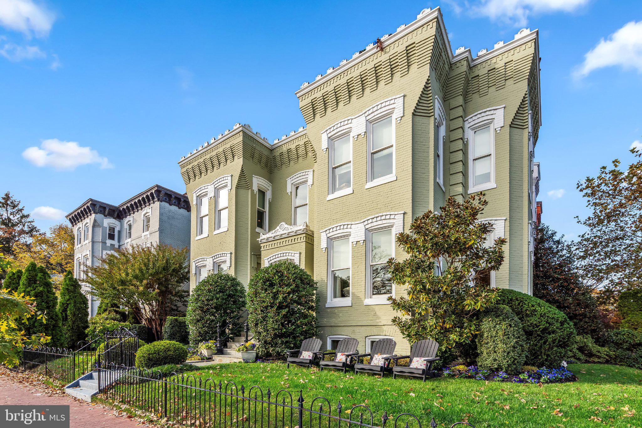 1740 13th Street Northwest Washington, DC 20009 - Photo 2 of 82 Elegant historic home with lush corner yard.