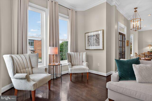 1740 13th Street Northwest Washington, DC 20009 - Photo 23 of 82 a living room with furniture and a large window