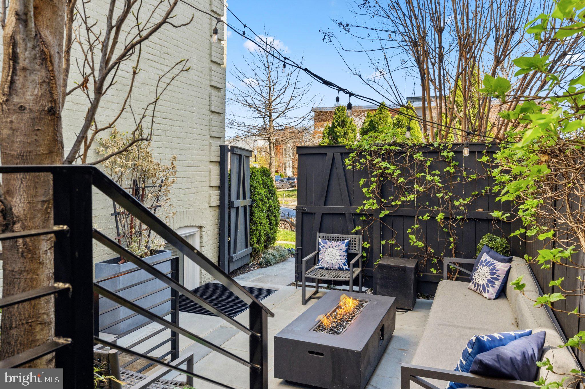 1740 13th Street Northwest Washington, DC 20009 - Photo 32 of 82 Charming outdoor retreat off the kitchen