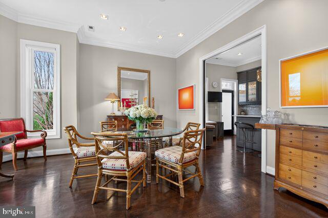 1740 13th Street Northwest Washington, DC 20009 - Photo 5 of 82 a view of a dining room with furniture and wooden floor