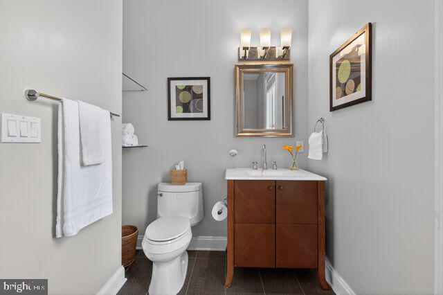 1740 13th Street Northwest Washington, DC 20009 - Photo 58 of 82 a bathroom with a sink a toilet and shower