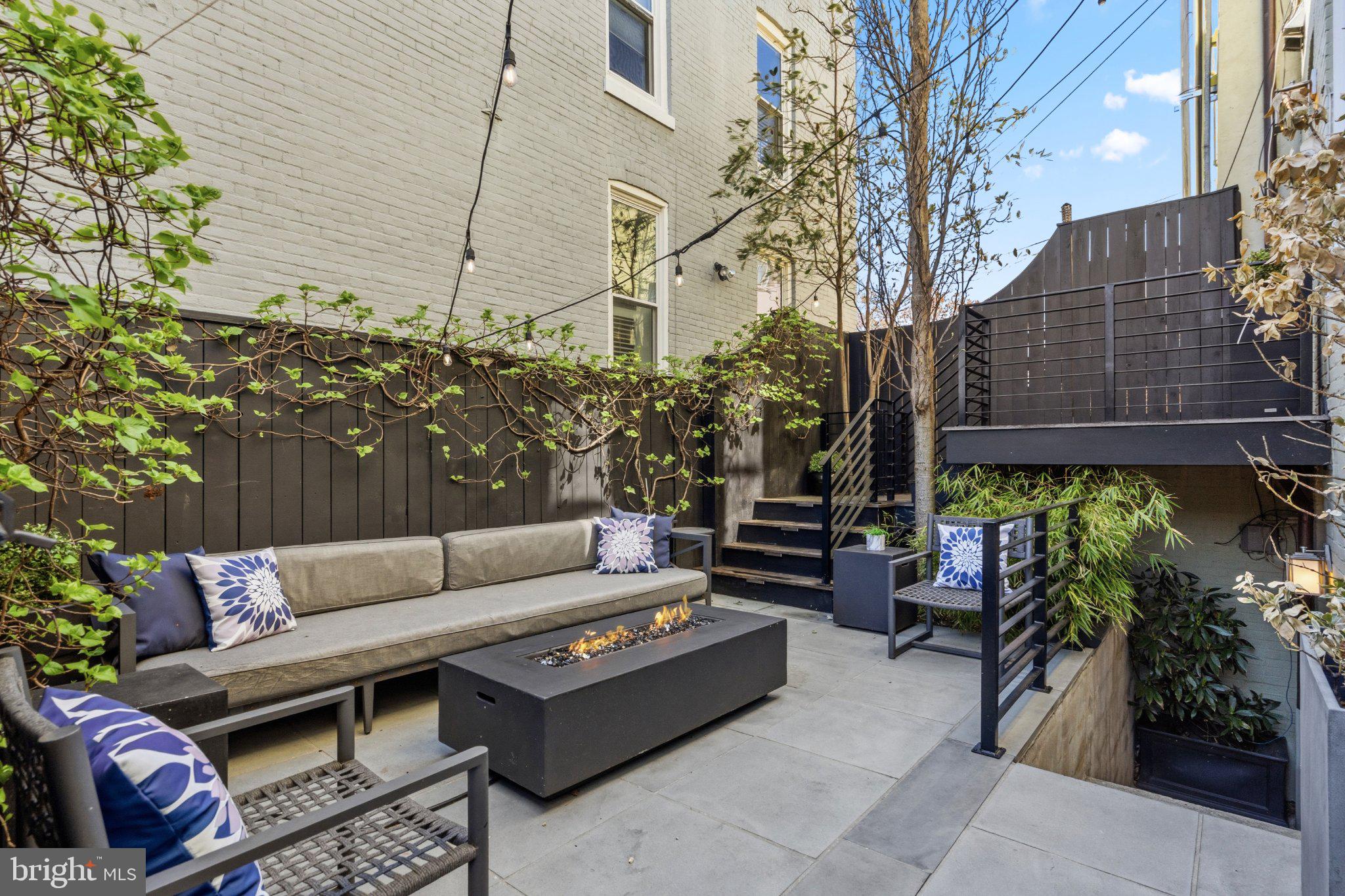 1740 13th Street Northwest Washington, DC 20009 - Photo 74 of 82 Terrace oasis with greenery.