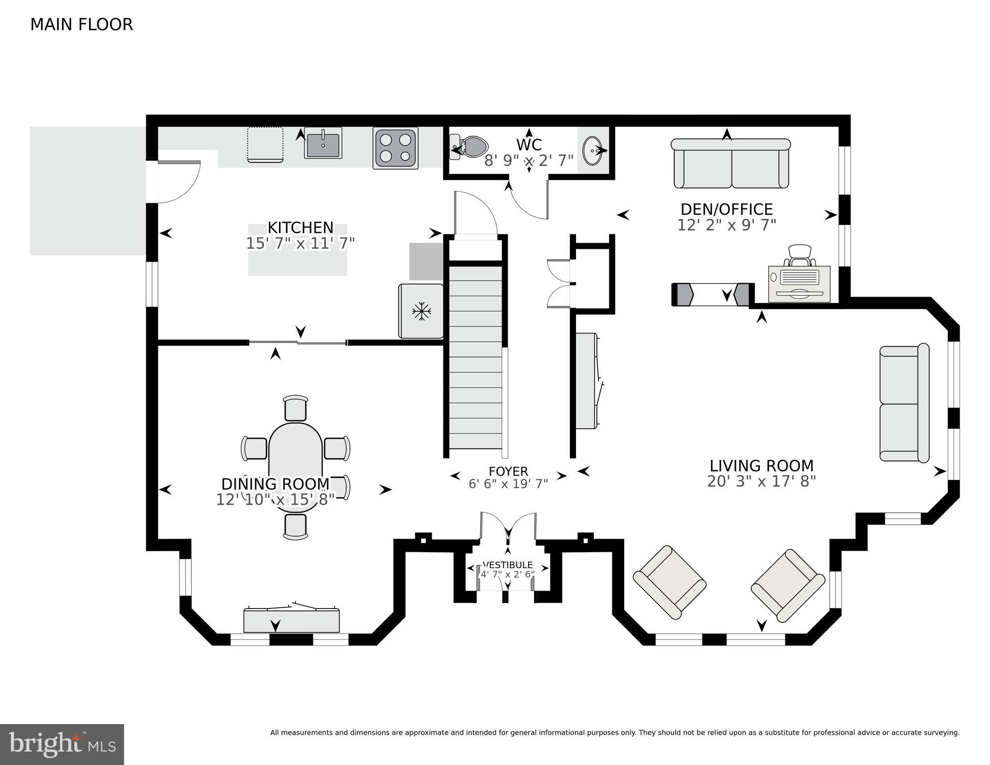 1740 13th Street Northwest Washington, DC 20009 - Photo 80 of 82 Main Level floor plan