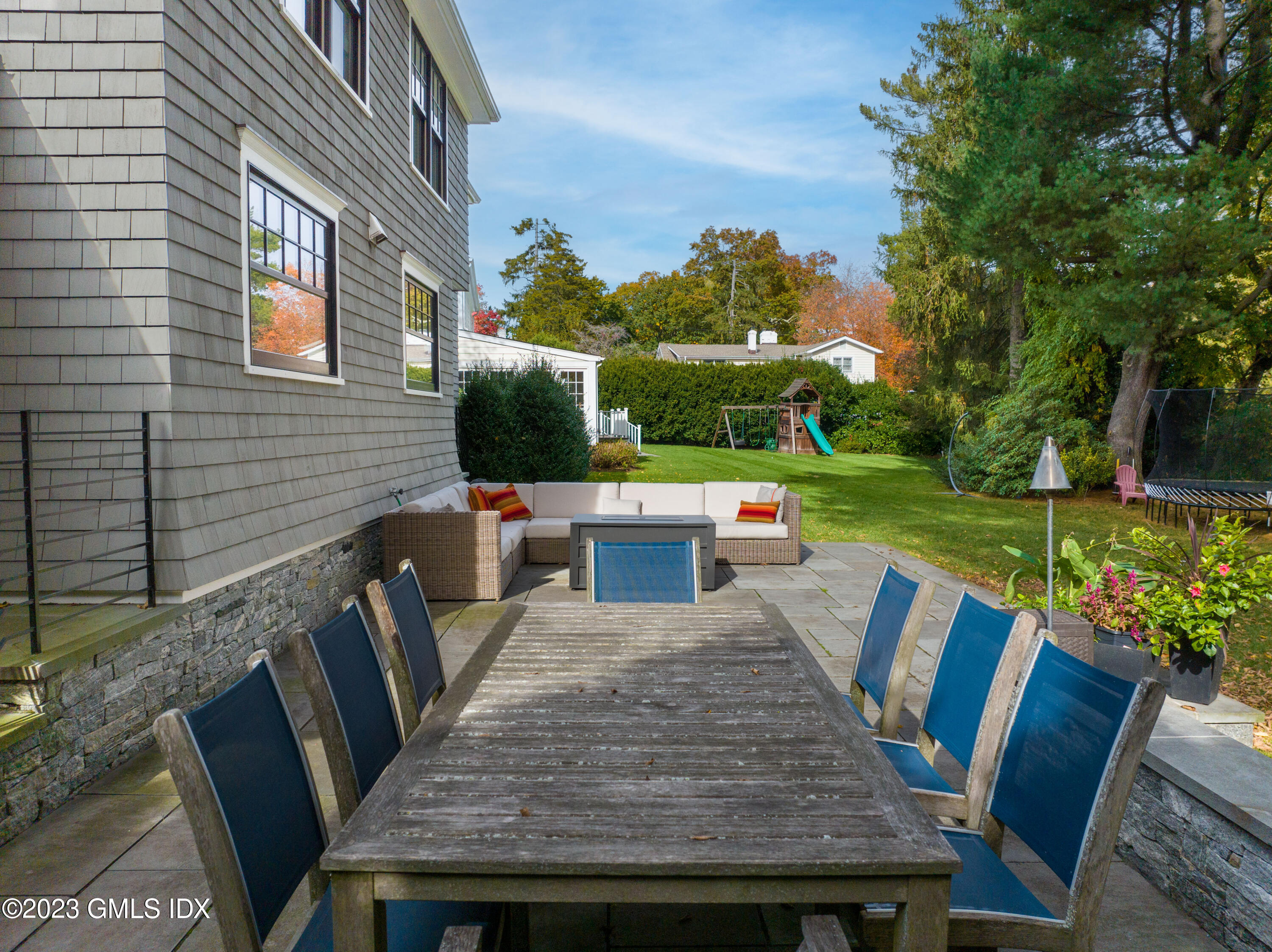 11 Colonial Lane Riverside, CT 06878 - Photo 29 of 37 a view of an outdoor sitting area with furniture