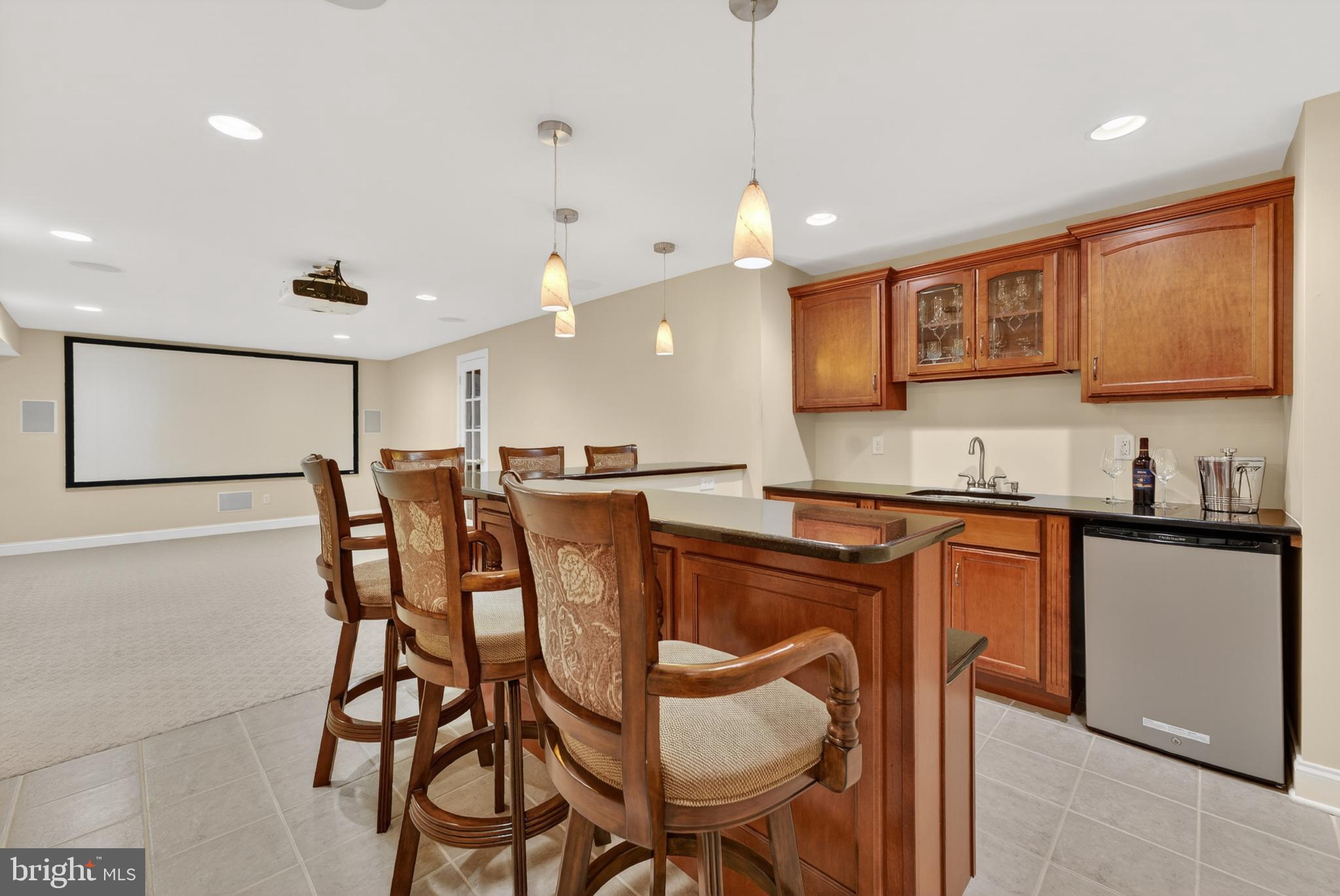 6 Landon Way Exton, PA 19341 - Photo 35 of 43 Finished basement wet bar
