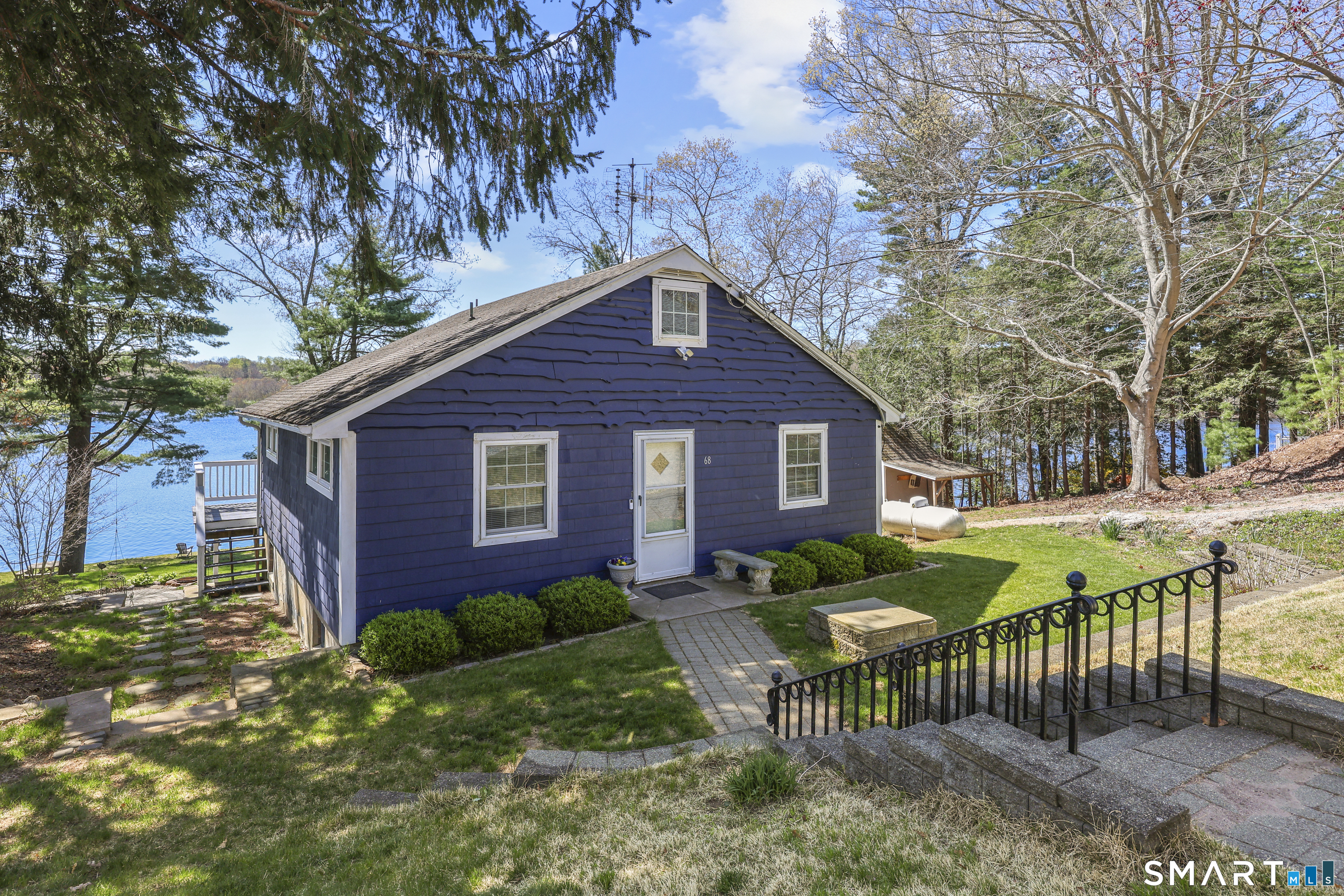 68 Hilltop Road East Haddam, CT 06423 - Photo 2 of 39 68 Hilltop Rd, East Haddam, CT Lakefront living at its best. .37 acres, Dock, Beach and 98' of lake frontage