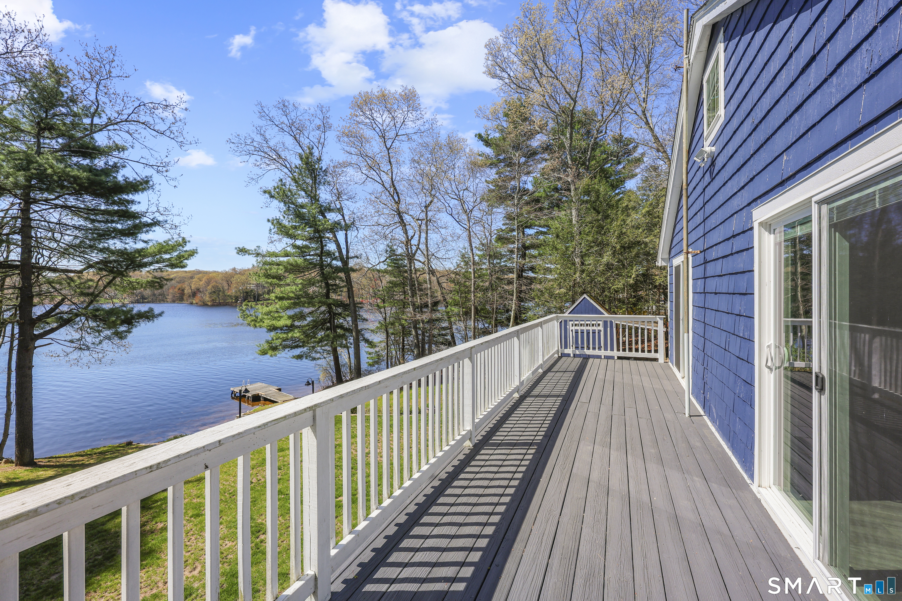68 Hilltop Road East Haddam, CT 06423 - Photo 27 of 39 30' Deck overlooking the yard and Lake